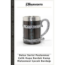Delux Serisi Paslanmaz Çelik Kupa Bardak Kamp Malzemesi Içecek Bardağı