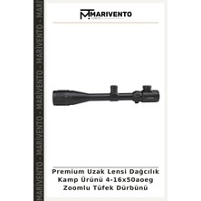Premium Uzak Lensi Dağcılık Kamp Ürünü 4-16X50AOEG Zoomlu Tüfek Dürbünü