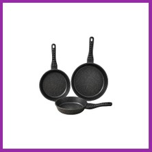 Bezos Redchef 20-24-28CM 3lu Dokum Tava Set BEZ10