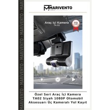 Özel Seri Araç Içi Kamera TA02 Siyah 1080P Otomobil Aksesuarı Üç Kameralı Yol Kayıt