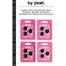 Kamera Filmi Arka Koruma Akıllı Aksesuar Inf Not 60 Uyumlu Diamond Lens Telefon Lens Koruyucu
