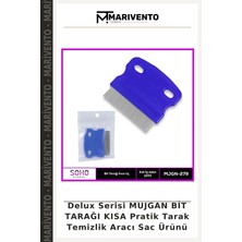 Delux Serisi Mujgan Bit Tarağı Kısa Pratik Tarak Temizlik Aracı Sac Ürünü