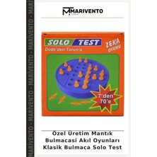 Özel Üretim Mantık Bulmacasi Akıl Oyunları Klasik Bulmaca Solo Test