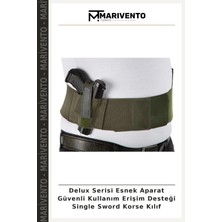 Delux Serisi Esnek Aparat Güvenli Kullanım Erişim Desteği Single Sword Korse Kılıf
