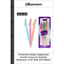 Premium Kolay Uygulama Pratik Tasarım Günlük Kullanım 3'lü Kaş Usturası