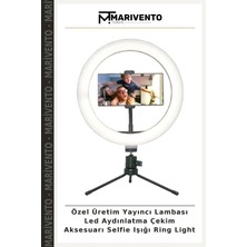 Özel Üretim Yayıncı Lambası LED Aydınlatma Çekim Aksesuarı Selfie Işığı Ring Light