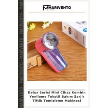 Delux Serisi Mini Cihaz Kombin Yenileme Tekstil Bakım Şarjlı Tiftik Temizleme Makinesi