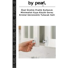 Özel Üretim Pratik Kullanım Minimalist Eşya Küçük Gereç Kristal Görünümlü Tutacak Seti