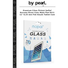 Premium Cihaz Örtüsü Şeffaf Koruma Ekran Camı Mate Pad SE11 11" 0,33 mm Flat Küçük Tablet Cam