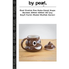 Özel Üretim Poo Kaka Emoji Kupa Bardak 300ML 400ML 3D Çay Keyfi Farklı Model Mutfak Gereci