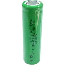 Çerçici Ers Sertec - 1.2V 1600 Mah - Aa - Ni-Mh Şarjlı Pil - (Başsız / Flat Head)