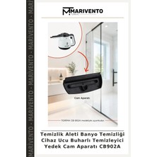 Temizlik Aleti Banyo Temizliği Cihaz Ucu Buharlı Temizleyici Yedek Cam Aparatı CB902A