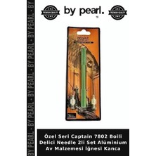 Özel Seri Captain 7802 Boili Delici Needle 2li Set Alüminium Av Malzemesi Iğnesi Kanca