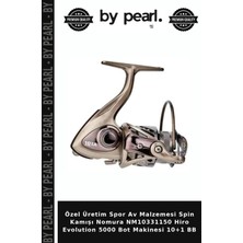 Özel Üretim Spor Av Malzemesi Spin Kamışı Nomura NM10331150 Hiro Evolution 5000 Bot Makinesi 10+1 Bb