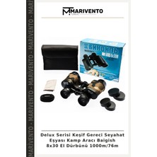 Delux Serisi Keşif Gereci Seyahat Eşyası Kamp Aracı Baigish 8X30 El Dürbünü 1000M/76M