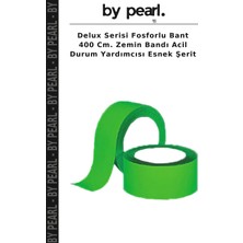 Delux Serisi Fosforlu Bant 400 Cm. Zemin Bandı Acil Durum Yardımcısı Esnek Şerit