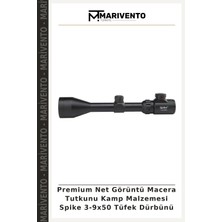 Premium Net Görüntü Macera Tutkunu Kamp Malzemesi Spike 3-9X50 Tüfek Dürbünü