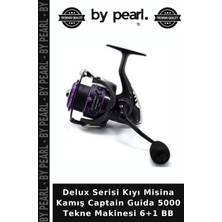 Delux Serisi Kıyı Misina Kamış Captain Guida 5000 Tekne Makinesi 6+1 Bb
