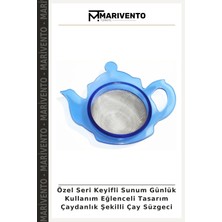Özel Seri Keyifli Sunum Günlük Kullanım Eğlenceli Tasarım Çaydanlık Şekilli Çay Süzgeci
