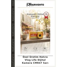 Özel Üretim Hatıra Vlog Life Dijital Kamera CMR47 Sarı