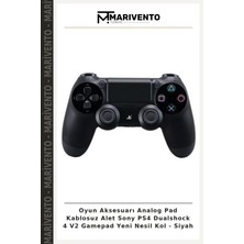 Oyun Aksesuarı Analog Pad Kablosuz Alet Sony Ps4 Dualshock 4 V2 Gamepad Yeni Nesil Kol - Siyah