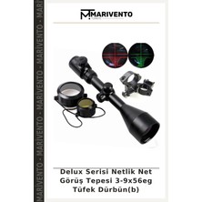Delux Serisi Netlik Net Görüş Tepesi 3-9X56EG Tüfek Dürbün(B)