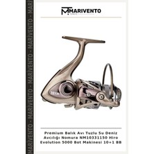 Premium Balık Avı Tuzlu Su Deniz Avcılığı Nomura NM10331150 Hiro Evolution 5000 Bot Makinesi 10+1 Bb