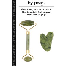 Özel Seri Jade Roller Gua Sha Taşı Seti Rahatlama Aleti Cilt Sağlığı