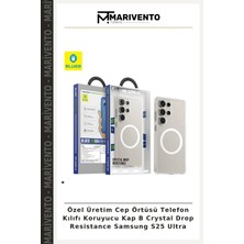 Özel Üretim Cep Örtüsü Telefon Kılıfı Koruyucu Kap B Crystal Drop Resistance Samsung S25 Ultra