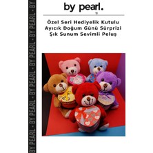 Özel Seri Hediyelik Kutulu Ayıcık Doğum Günü Sürprizi Şık Sunum Sevimli Peluş