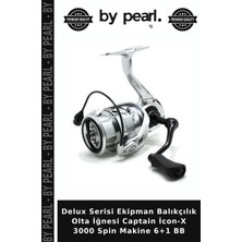 Delux Serisi Ekipman Balıkçılık Olta Iğnesi Captain Icon-X 3000 Spin Makine 6+1 Bb