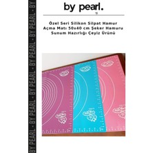Özel Seri Silikon Silpat Hamur Açma Matı 50X40 cm Şeker Hamuru Sunum Hazırlığı Çeyiz Ürünü