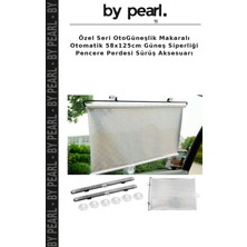Özel Seri Otogüneşlik Makaralı Otomatik 58X125CM Güneş Siperliği Pencere Perdesi Sürüş Aksesuarı