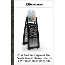 Özel Seri Fonksiyonel Alet Pratik Aparat Sebze Işleyici Çift Taraflı Hazneli Rende