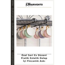 Özel Seri Ev Düzeni Pratik Estetik Dolap Içi Fincanlık Askı
