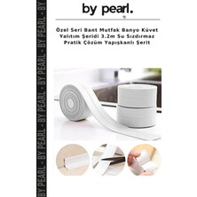 Özel Seri Bant Mutfak Banyo Küvet Yalıtım Şeridi 3.2m Su Sızdırmaz Pratik Çözüm Yapışkanlı Şerit