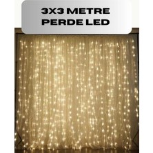 Royaleks Ers 3x3 Perde LED Işık Şelale Model Özel Gün Dekoratif Aydınlatma