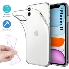 Efnaz Style Apple iPhone 11 Kılıf Lüx Şeffaf Silikon