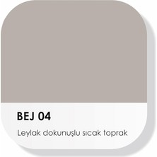 Happy Trend Su Bazlı Silinebilir Iç Cephe Duvar Boyası, 200ML, Özel Mat, Silikon Katkılı - 2023 Summer Palette - (Bej 04)