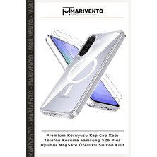 Premium Koruyucu Kap Cep Kabı Telefon Koruma Samsung S26 Plus Uyumlu Magsafe Özellikli Silikon Kılıf