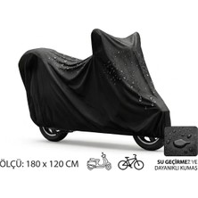 Mudanis Ers Motosiklet ve Scooter Koruma Brandası – Su ve Toz Geçirmez 180X120 cm