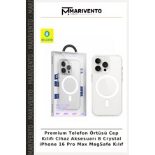 Premium Telefon Örtüsü Cep Kılıfı Cihaz Aksesuarı B Crystal iPhone 16 Pro Max Magsafe Kılıf