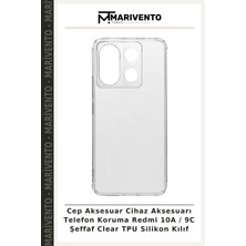 Cep Aksesuar Cihaz Aksesuarı Telefon Koruma Redmi 10A / 9c Şeffaf Clear Tpu Silikon Kılıf