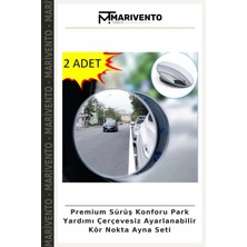 Premium Sürüş Konforu Park Yardımı Çerçevesiz Ayarlanabilir Kör Nokta Ayna Seti
