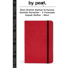 Özel Üretim Notluk Kırtasiye Günlük Parseller - 3 Yumuşak Kapak Defter - Mavi