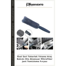 Özel Seri Tekerlek Yıkama Araç Bakımı Oto Aksesuar Mikrofiber Jant Temizleme Fırçası