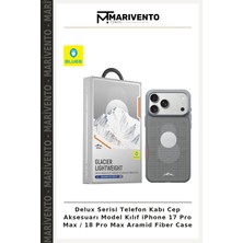 Delux Serisi Telefon Kabı Cep Aksesuarı Model Kılıf iPhone 17 Pro Max / 18 Pro Max Aramid Fiber Case