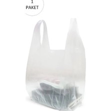 Royaleks Ers Şeffaf Atlet Poşet Büyük Boy 30X56 cm 1 Paket Takriben 150 Adet