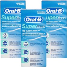 Happy Trend Diş Ipi Super Önceden Kesilmiş 50 Adet 3lü Paket