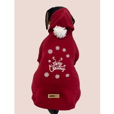 Happy Trend Sweatshirt Köpek ve Kedi Yılbaşı Kıyafeti - Yılbaşı Özel Noel Baba Xl Beden